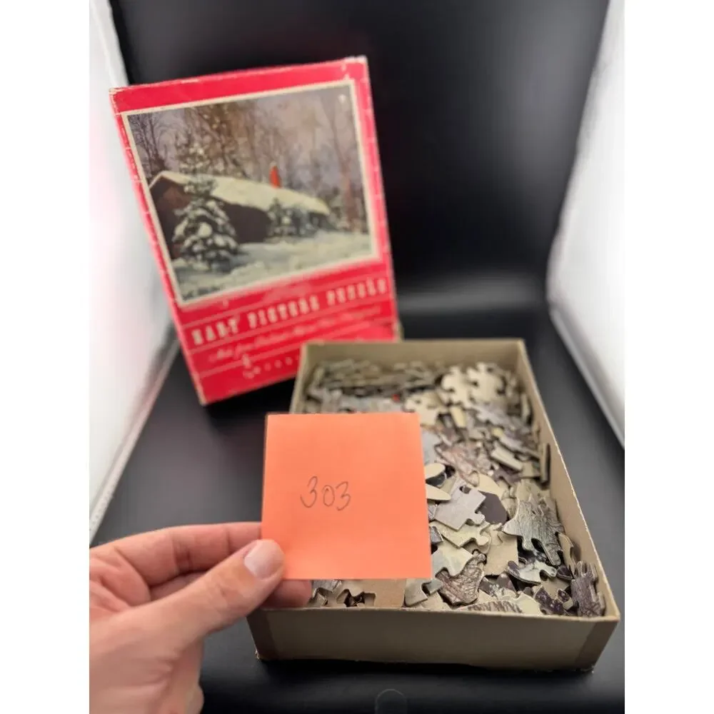 Vintage Hart Picture Puzzle - Adirondacks